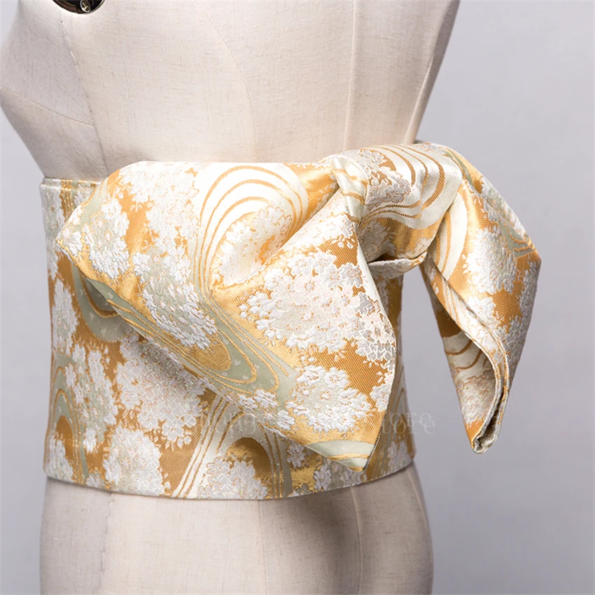 14Colors Traditional Japanese Yukata Kimono Obi Belt Floral Print Cummerbunds Bow-knot Noble Retro Japanese Waistband
14Colors Traditional Japanese Yukata Kimono Obi Belt Floral Print Cummerbunds Bow-knot Noble Retro Japanese Waistband