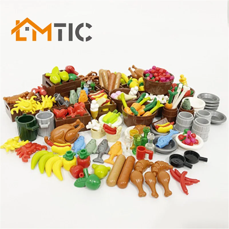 MOC Catering Series French Fries Chicken Leg Beer Wooden Barrel Accessories Building Blocks Diy Toys Bricks Creative Xmas Gift
MOC Catering Series French Fries Chicken Leg Beer Wooden Barrel Accessories Building Blocks Diy Toys Bricks Creative Xmas Gift