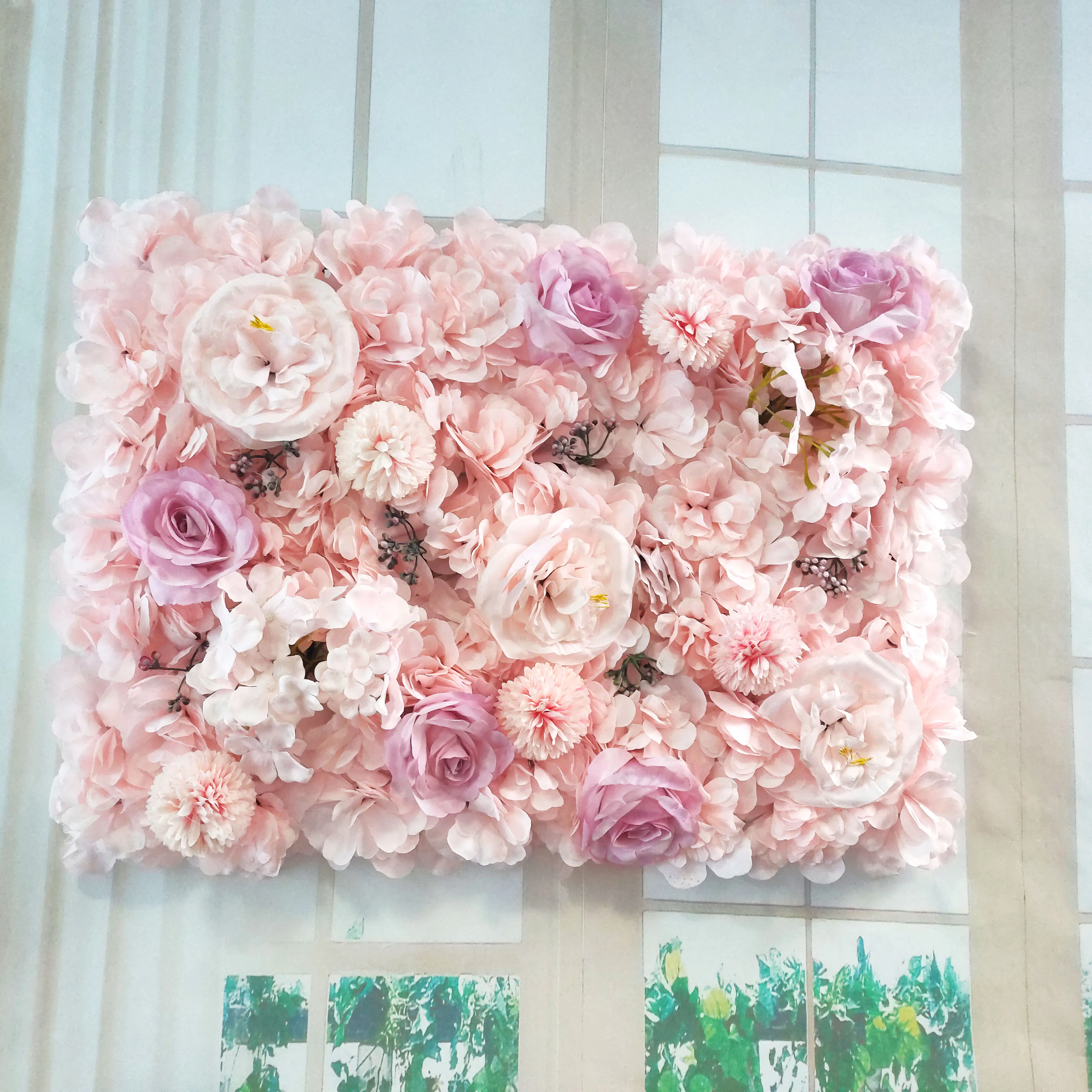 

Фоторамка Стена DIY имитация цветов стена на День святого Валентина искусственный цветок Новогоднее украшение реквизит свадьба 40X60
