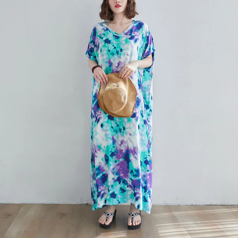 2021 Fashion Plus Size Women Dress Beach Summer Sundress Print Dress Holiday Lady Vestido Loose Casual Cotton Maxi Dress
2021 Fashion Plus Size Women Dress Beach Summer Sundress Print Dress Holiday Lady Vestido Loose Casual Cotton Maxi Dress