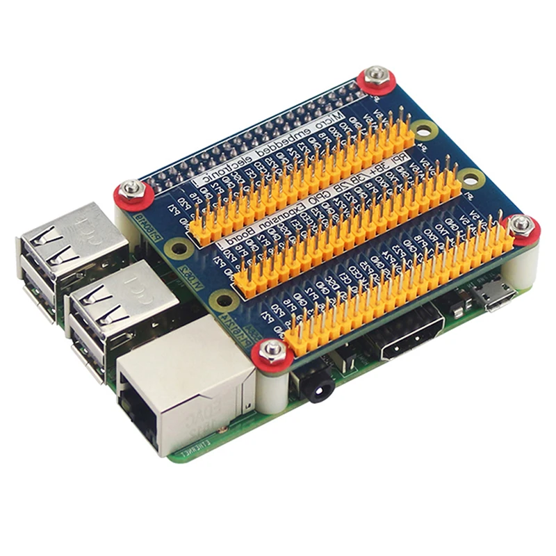 1 шт. Высококачественная Плата расширения GPIO от 1 до 3, плата расширения DIY для Raspberry Pi 4B/3B +
1 шт. Высококачественная Плата расширения GPIO от 1 до 3, плата расширения DIY для Raspberry Pi 4B/3B +