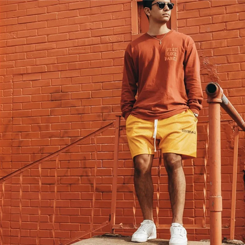 Essentials Mesh Shorts Men Women Streetwear Hip Hop Jogging Shorts Female Male Sports Shorts Hip-Hop Casual Breathable Pants
Essentials Mesh Shorts Men Women Streetwear Hip Hop Jogging Shorts Female Male Sports Shorts Hip-Hop Casual Breathable Pants
