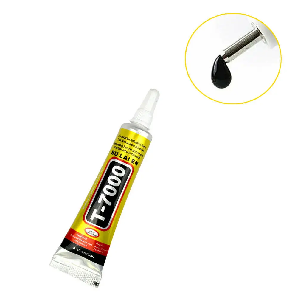 15ml T7000 Universal Glue Super Adhesive for DIY Cell Phone Touch Screen Repair Frame Fixing Sealant Jewelry Craft Adhesive Glue
15ml T7000 Universal Glue Super Adhesive for DIY Cell Phone Touch Screen Repair Frame Fixing Sealant Jewelry Craft Adhesive Glue