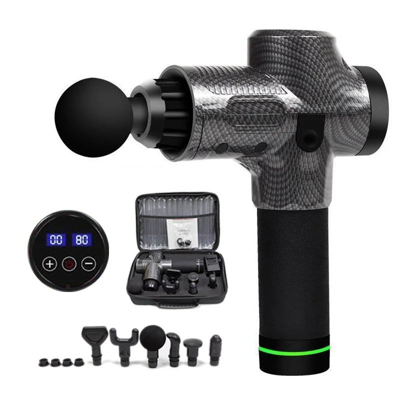 1200-3300r/min High Frequency Vibrating Muscle Massager Gun Pain Relief Fitness Gear Deep Tissue Massage Therapy with Bag
1200-3300r/min High Frequency Vibrating Muscle Massager Gun Pain Relief Fitness Gear Deep Tissue Massage Therapy with Bag
