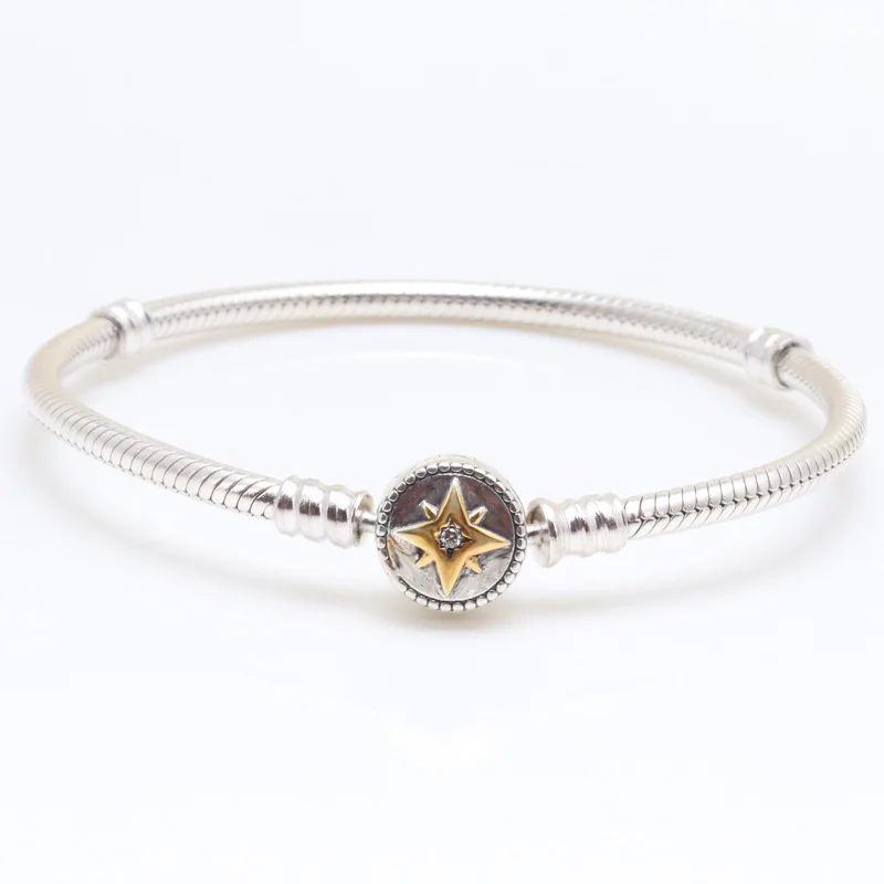 Amaia TOP Authentic 925 Sterling Silver Five-pointed star bracelet star snake bone bracelet Bangle & Bracelet Christmas Gift
Amaia TOP Authentic 925 Sterling Silver Five-pointed star bracelet star snake bone bracelet Bangle & Bracelet Christmas Gift
