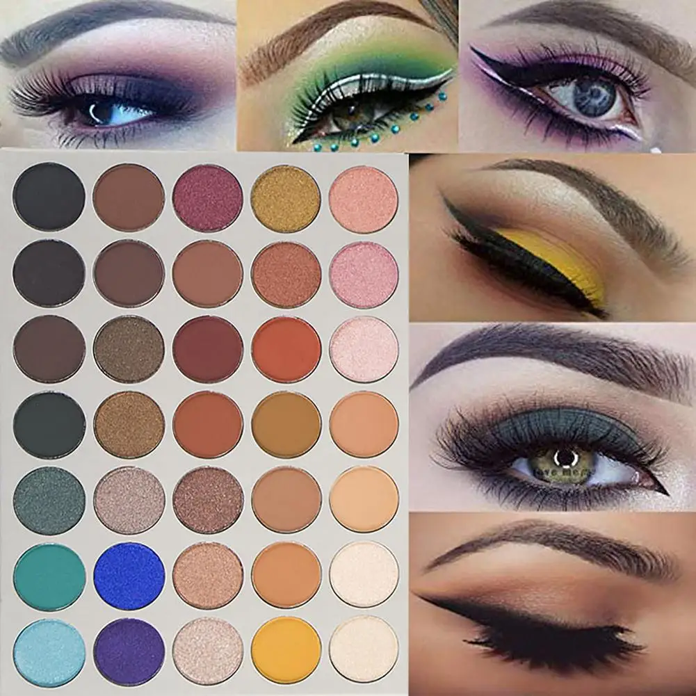 35-Colour Eyeshadow Palette Matte Shimmer Glitter Eyeshadow Rich Colors Long-lasting Coloring And Waterproof For Wedding Makeup
35-Colour Eyeshadow Palette Matte Shimmer Glitter Eyeshadow Rich Colors Long-lasting Coloring And Waterproof For Wedding Makeup