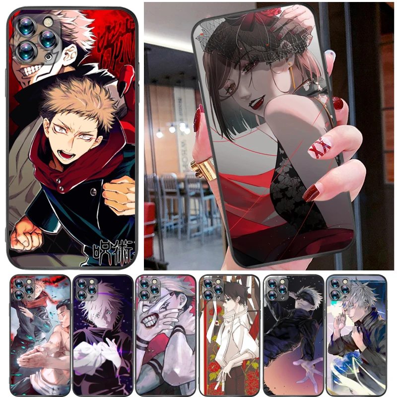 Jujutsu Kaisen Satoru Gojo Yuji Itadori Fushiguro Megumi Sukuna Phone Case For iPhone 11 Pro MAX Funda Soft TPU Coque Carcasa
Jujutsu Kaisen Satoru Gojo Yuji Itadori Fushiguro Megumi Sukuna Phone Case For iPhone 11 Pro MAX Funda Soft TPU Coque Carcasa
