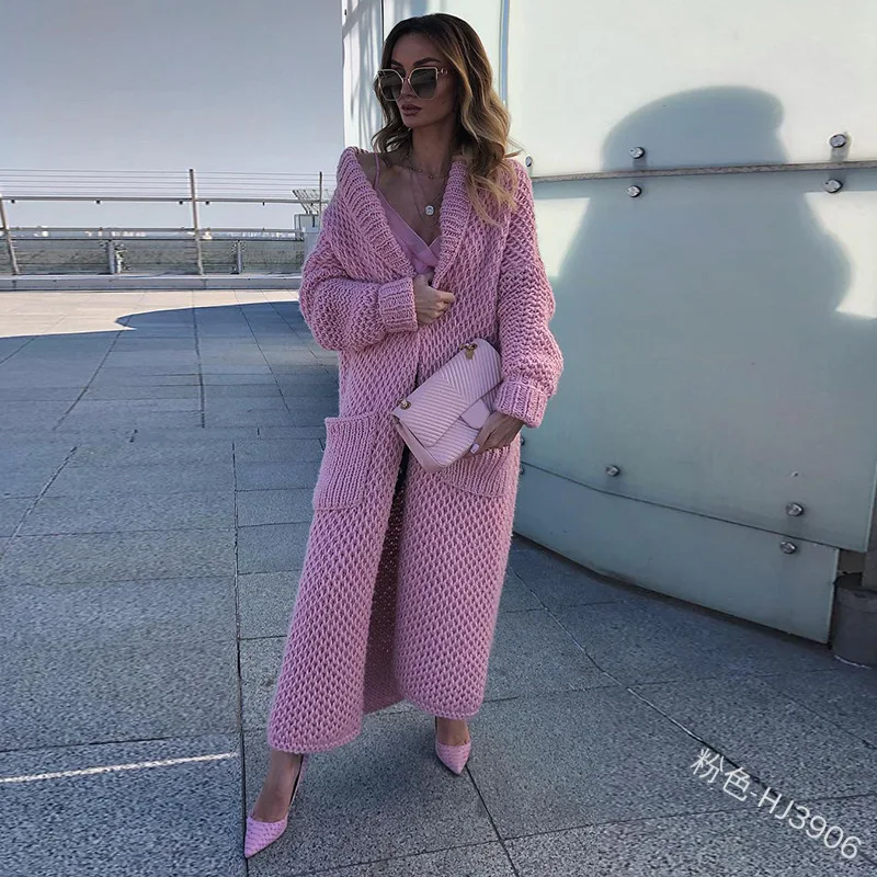 Elegant Office Lady Lapel Knit Cardigan Red Pink Long Sleeve Big Pocket Keep Warm Autumn and Winter Long Cardigan Sweater S-5XL
Elegant Office Lady Lapel Knit Cardigan Red Pink Long Sleeve Big Pocket Keep Warm Autumn and Winter Long Cardigan Sweater S-5XL