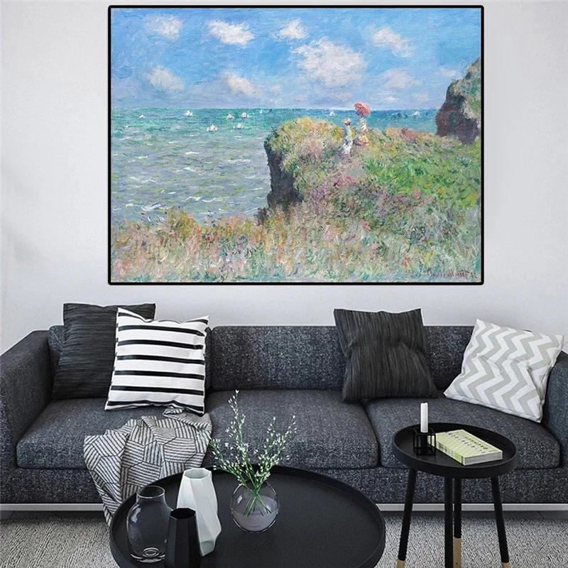 Nordic Watercolor French Claude Monet Seascape Pictures Oil Painting Canvas Poster Print Cuadros Wall Picture For Living Room
Nordic Watercolor French Claude Monet Seascape Pictures Oil Painting Canvas Poster Print Cuadros Wall Picture For Living Room