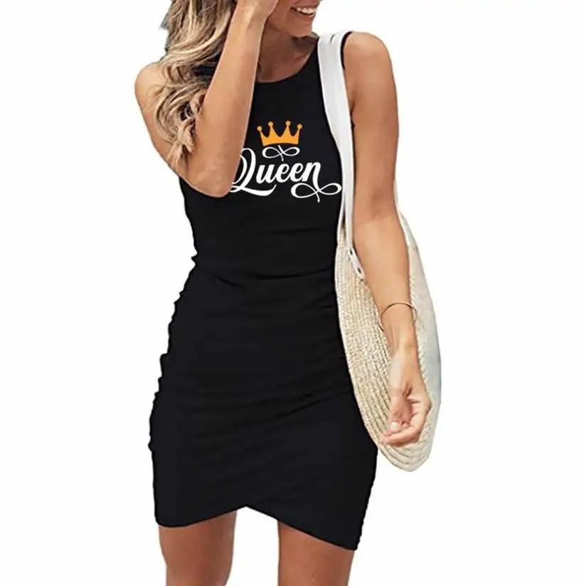 2021summer Fashion Queen Printed Sexy Mini Women Dresses Club Party Sleeveless Knitted Bag Hip Dress Streetwear Beach
2021summer Fashion Queen Printed Sexy Mini Women Dresses Club Party Sleeveless Knitted Bag Hip Dress Streetwear Beach