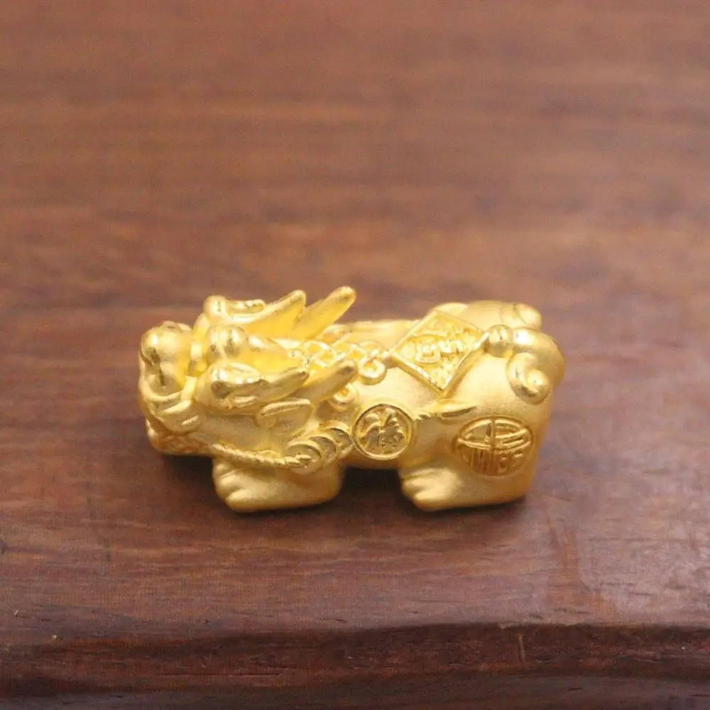 Fine 999 Pure 24K Yellow Gold Pendant 3D Luck Bless Knot Fu Pixiu Bead Pendant 2-2.4g 25x12mm Women Men Gift
Fine 999 Pure 24K Yellow Gold Pendant 3D Luck Bless Knot Fu Pixiu Bead Pendant 2-2.4g 25x12mm Women Men Gift