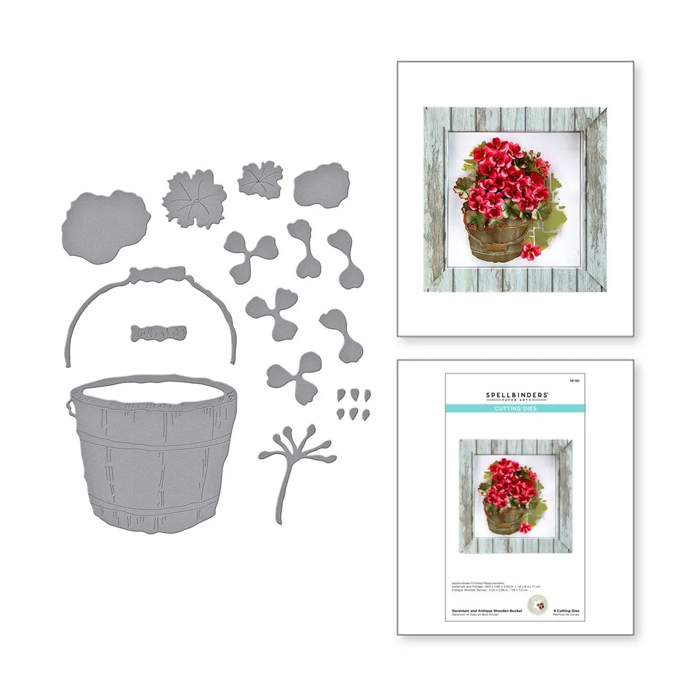 Geranium and Antique Wooden Bucket Etched Dies 2021 Arrival New Scrapbook Embossing Template Diy Greeting Card Handmade
Geranium and Antique Wooden Bucket Etched Dies 2021 Arrival New Scrapbook Embossing Template Diy Greeting Card Handmade