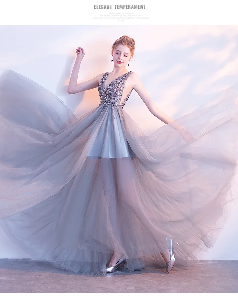 Серое ТРАПЕЦИЕВИДНОЕ Тюлевое вечернее платье для женщин, новинка 2021, Модное Длинное Стильное элегантное Привлекательное платье с бисером д...
Серое ТРАПЕЦИЕВИДНОЕ Тюлевое вечернее платье для женщин, новинка 2021, Модное Длинное Стильное элегантное Привлекательное платье с бисером д...