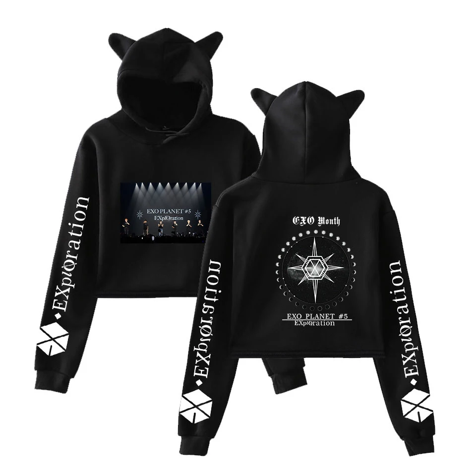 New KPOP EXO PLANET#5 Women Cat Ear Sweatshirt Popular Casual Streetwear Casual EXO PLANET#5 Hoodies Sweatshirt Pullover Tops
New KPOP EXO PLANET#5 Women Cat Ear Sweatshirt Popular Casual Streetwear Casual EXO PLANET#5 Hoodies Sweatshirt Pullover Tops