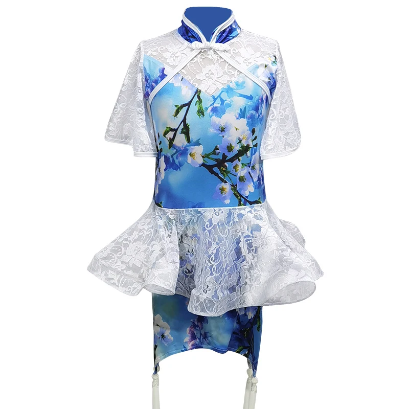 Children'S Latin Dance Costumes Chinese Style Lace Performance Outfits Latin Practicing Clothes For Girls Dance Costumes
Children'S Latin Dance Costumes Chinese Style Lace Performance Outfits Latin Practicing Clothes For Girls Dance Costumes
