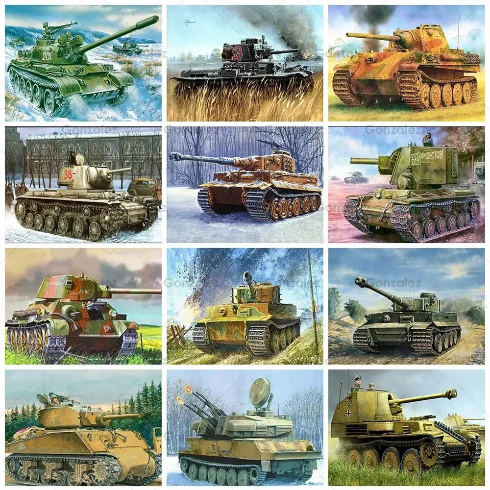 5D Diy Embroidered Tank Diamond Painting Picture Full Drill Military Weapon Mosaic Cross Stitch Art Gifts Home Wall Decoration
5D Diy Embroidered Tank Diamond Painting Picture Full Drill Military Weapon Mosaic Cross Stitch Art Gifts Home Wall Decoration
