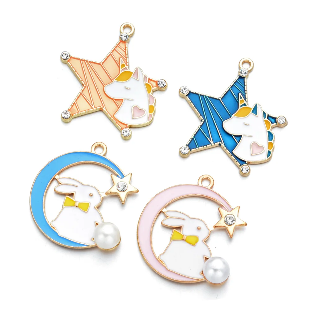 10pcs DIY Creative Jewelry Accessories Necklace Bracelet Earring Pendant Cartoon Unicorn Bunny Pendant,Beads for Jewelry Making
10pcs DIY Creative Jewelry Accessories Necklace Bracelet Earring Pendant Cartoon Unicorn Bunny Pendant,Beads for Jewelry Making