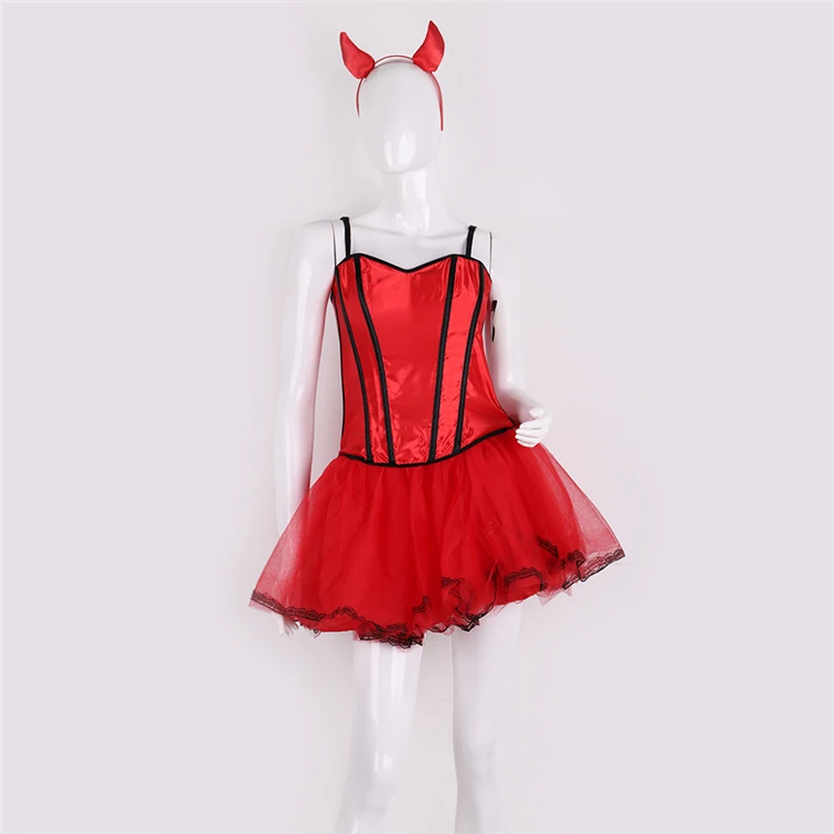 High Quality Halloween Costume Adult Female Devil TUTU Dress Theme Party Decoration Masquerade Fancy Stage Costume Dress Up
High Quality Halloween Costume Adult Female Devil TUTU Dress Theme Party Decoration Masquerade Fancy Stage Costume Dress Up