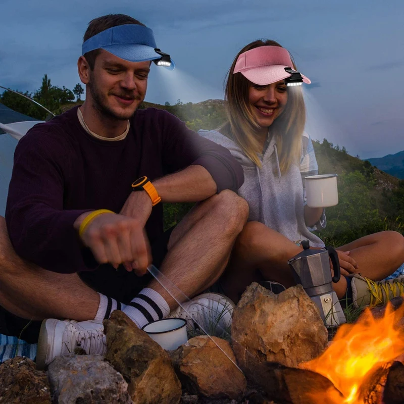 Hat Light Clip-on Cap Light Hat Flashlight 5 LED Cap Headlights for Camping Fishing Camping Fishing (Black, 4 Pieces) 
Hat Light Clip-on Cap Light Hat Flashlight 5 LED Cap Headlights for Camping Fishing Camping Fishing (Black, 4 Pieces)