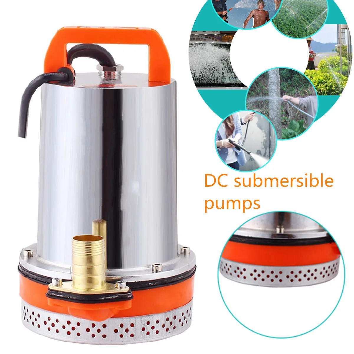 DC 12V 50L/M Submersible Clean Dirty Water Pump Electric Submersible Well Pump Swimming Pool Pond Flood Drain Stainless Steel
DC 12V 50L/M Submersible Clean Dirty Water Pump Electric Submersible Well Pump Swimming Pool Pond Flood Drain Stainless Steel