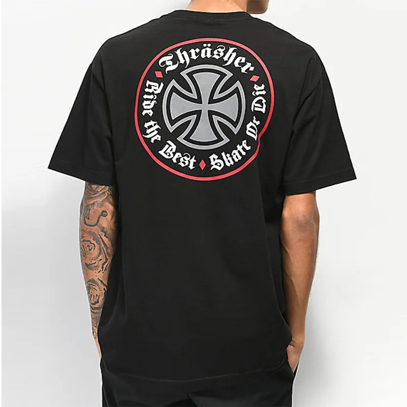 Fashion Brand Summer New Hip-Hop Cargo Independen Skateboard Casual Men's and Women's Same Cotton Short-Sleeved T-shirt
Fashion Brand Summer New Hip-Hop Cargo Independen Skateboard Casual Men's and Women's Same Cotton Short-Sleeved T-shirt