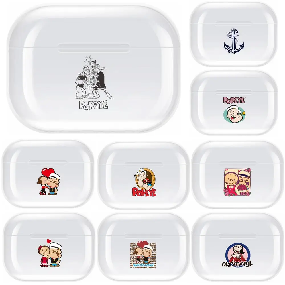 LVTLV Fashion Classic American Anime Popeye the Sailor Transparent TPU Case For Airpods Pro 3 Case Silicone Headphone Accessorie
LVTLV Fashion Classic American Anime Popeye the Sailor Transparent TPU Case For Airpods Pro 3 Case Silicone Headphone Accessorie