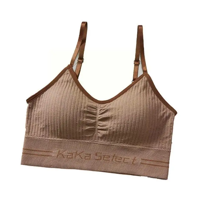 Beautiful Back Underwear Contrast Color Shoulder Straps Sports Women Vest Chest 1pc Gathered Simple Sexy Wrapped N4O2
Beautiful Back Underwear Contrast Color Shoulder Straps Sports Women Vest Chest 1pc Gathered Simple Sexy Wrapped N4O2