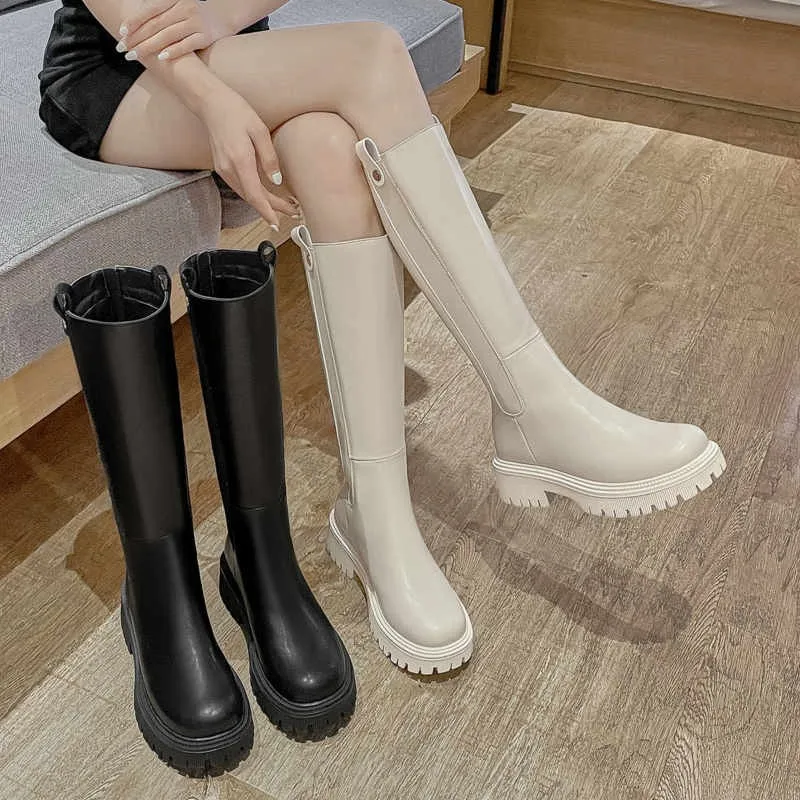 Женские боевые сапоги 2021, осенняя женская обувь на высокой платформе в готическом стиле, черные кожаные сапоги, женские сапоги до колена на ...
Женские боевые сапоги 2021, осенняя женская обувь на высокой платформе в готическом стиле, черные кожаные сапоги, женские сапоги до колена на ...