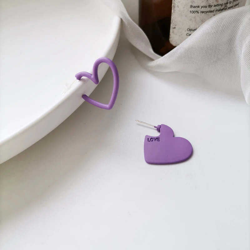 Mihan S925 needle Sweet Jewelry Love Earrings Popular Design Sweet Korean Temperament Purple Love Earrings For Women Gifts
Mihan S925 needle Sweet Jewelry Love Earrings Popular Design Sweet Korean Temperament Purple Love Earrings For Women Gifts