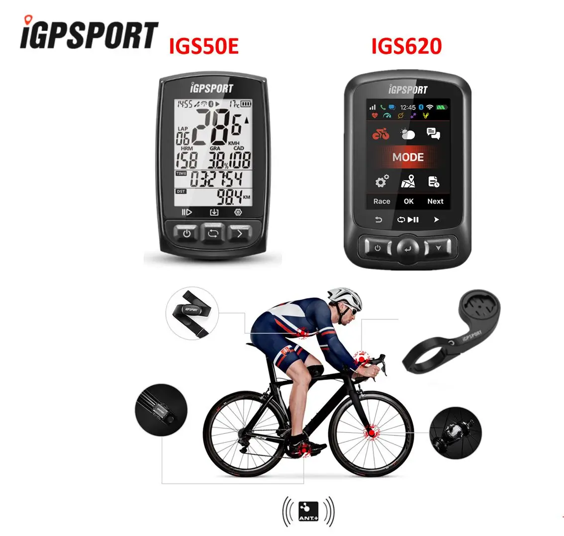 Я GPS порт ANT + компьютер IGS50E IGS620 Велосипед Bluetooth Беспроводной секундомер