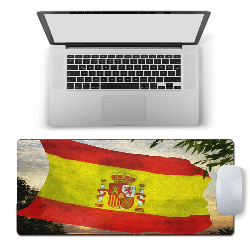Flag of Spain Large Mouse Pad Persian Carpet Laptop Pc Gamer Keyboard Mousepad Edge White Tassel Rubber Table Mat for Pet
Flag of Spain Large Mouse Pad Persian Carpet Laptop Pc Gamer Keyboard Mousepad Edge White Tassel Rubber Table Mat for Pet