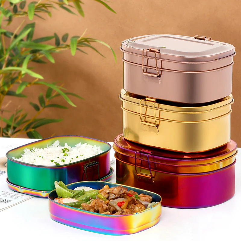 1Pc Portable Stainless Steel Lunch Bento Box Microwave Tableware Food Fruit Storage Container
1Pc Portable Stainless Steel Lunch Bento Box Microwave Tableware Food Fruit Storage Container