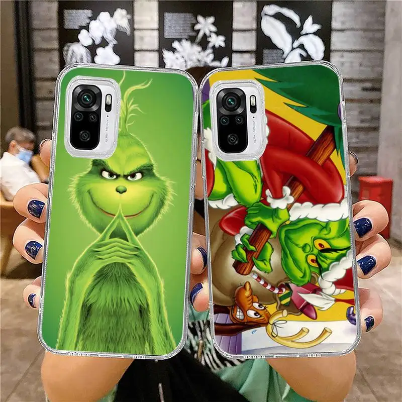 Green Haired Grinch Phone Case for xiaomi 11 redmi note 10 9 8 7 pro lite T A S 10T 9A 9S 8T pro 4G transparent coque funda
Green Haired Grinch Phone Case for xiaomi 11 redmi note 10 9 8 7 pro lite T A S 10T 9A 9S 8T pro 4G transparent coque funda