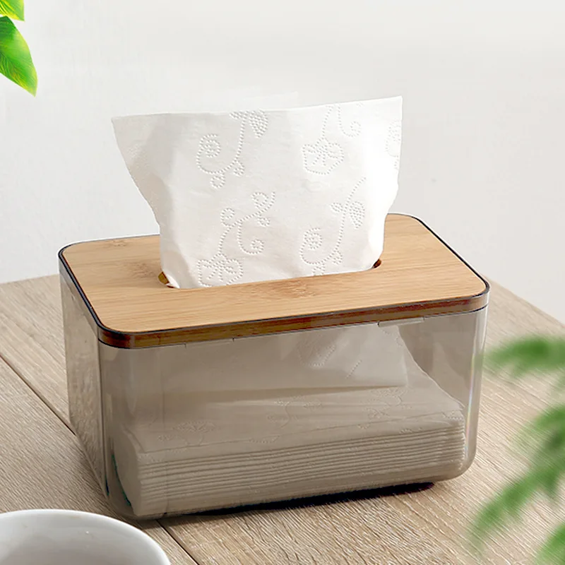 Transparent Bamboo Wood Cover Tissue Box Wooden Lid Plastic Wet Wipes Container Napkin Paper Holder Storage Case Home Accessorie
Transparent Bamboo Wood Cover Tissue Box Wooden Lid Plastic Wet Wipes Container Napkin Paper Holder Storage Case Home Accessorie