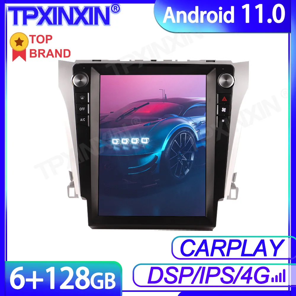 

6 ГБ + 128 ГБ Android 2013 для Toyota Camry 2017-головное устройство Автомобильный мультимедийный плеер Автомагнитола магнитофон GPS навигация DSP IPS