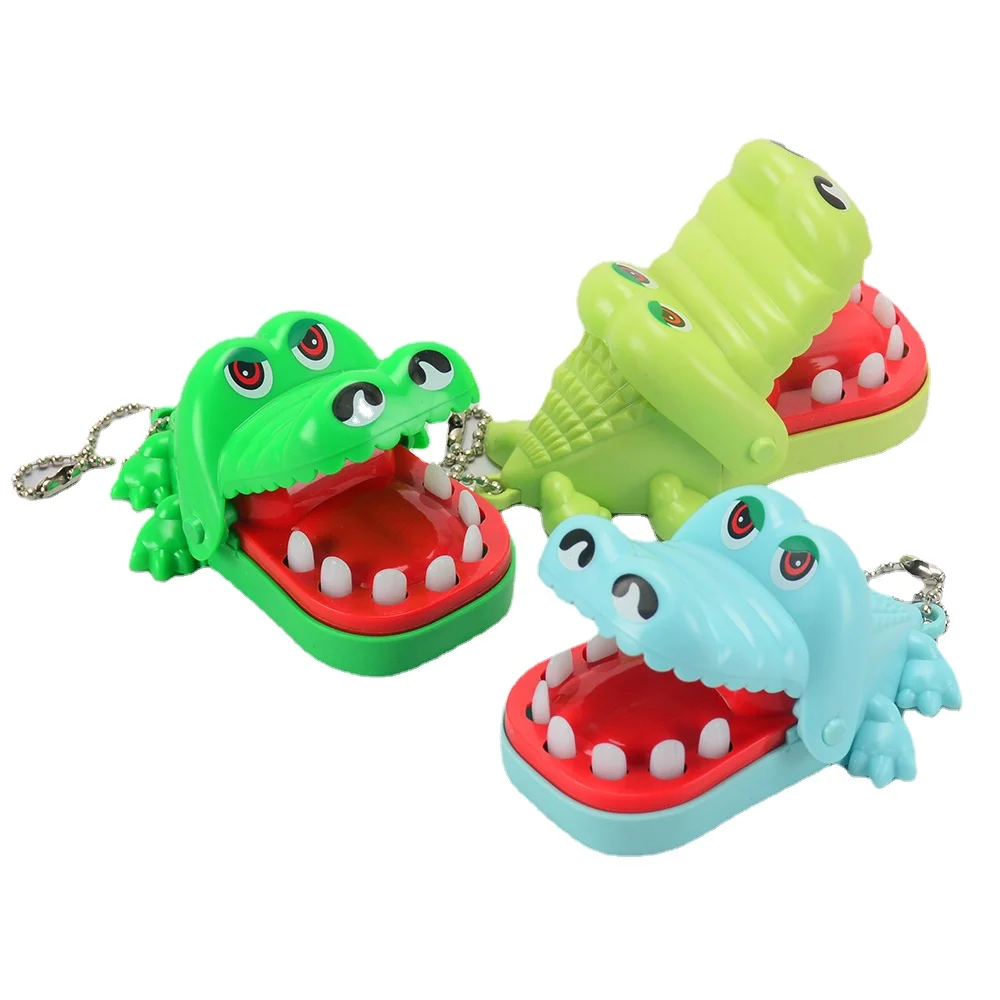 Keychain Novelty Practical Toy Mini Crocodile Mouth Dentist Biting Finger Jokes Toys Funny Family Games Gift for Children
Keychain Novelty Practical Toy Mini Crocodile Mouth Dentist Biting Finger Jokes Toys Funny Family Games Gift for Children