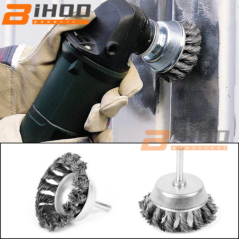 2inch-3inch Twisted Steel Wire Wheel Rust Clean Flat Cup Angle Grinder Brush Strong Paint Remove Rotary Twist Knot Deburring
2inch-3inch Twisted Steel Wire Wheel Rust Clean Flat Cup Angle Grinder Brush Strong Paint Remove Rotary Twist Knot Deburring