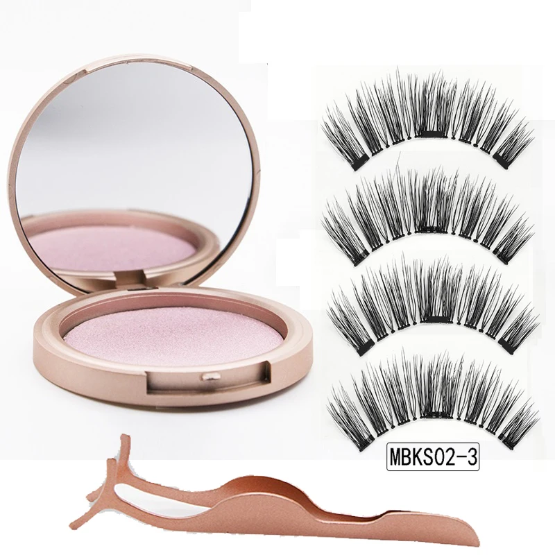 MB 3 Magnetic Eyelashes Natural Long Magneti Mink Eyelashes Set Hand Made 3D False Eye lashes tweezers faux cils magnetique
MB 3 Magnetic Eyelashes Natural Long Magneti Mink Eyelashes Set Hand Made 3D False Eye lashes tweezers faux cils magnetique