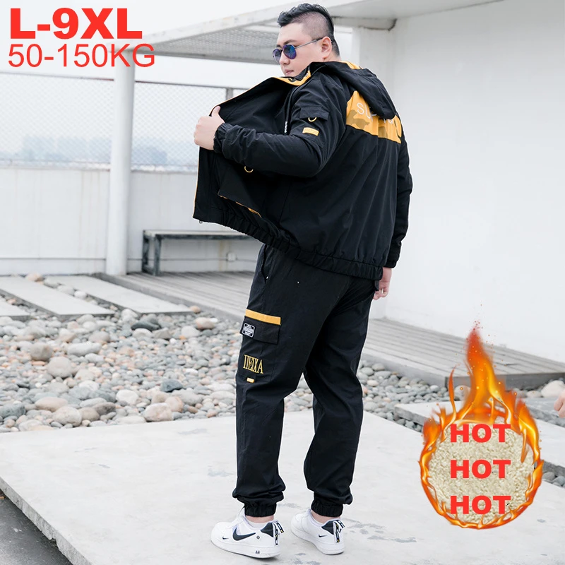 Спортивный костюм мужской размера плюс 9xl 8xl, утепленная флисовая куртка с капюшоном, комплект одежды армейского зеленого и черного цвета в ...
Спортивный костюм мужской размера плюс 9xl 8xl, утепленная флисовая куртка с капюшоном, комплект одежды армейского зеленого и черного цвета в ...