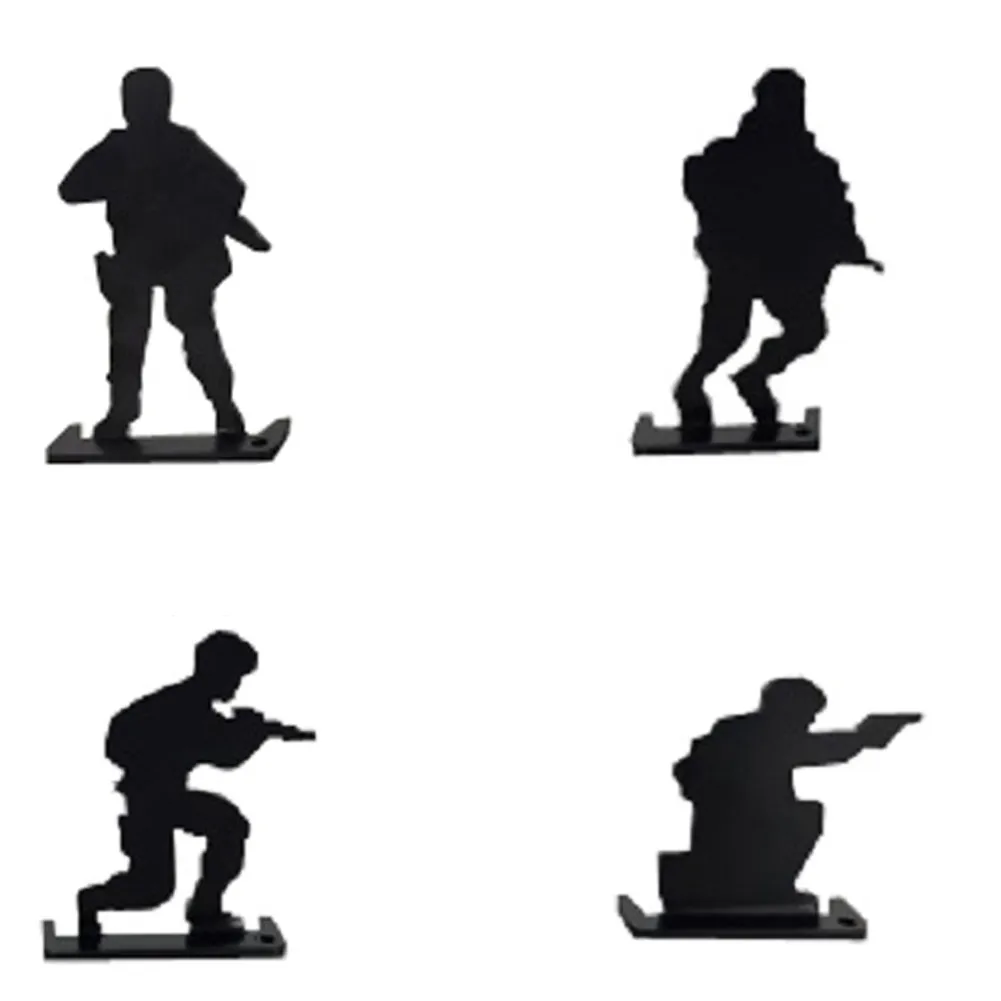 4pcs Freestanding Metal So Ldiers Knock Down Target Kit Shooting Gallery Set Shooting Training Practicing Target Outdoor Hunting
4pcs Freestanding Metal So Ldiers Knock Down Target Kit Shooting Gallery Set Shooting Training Practicing Target Outdoor Hunting