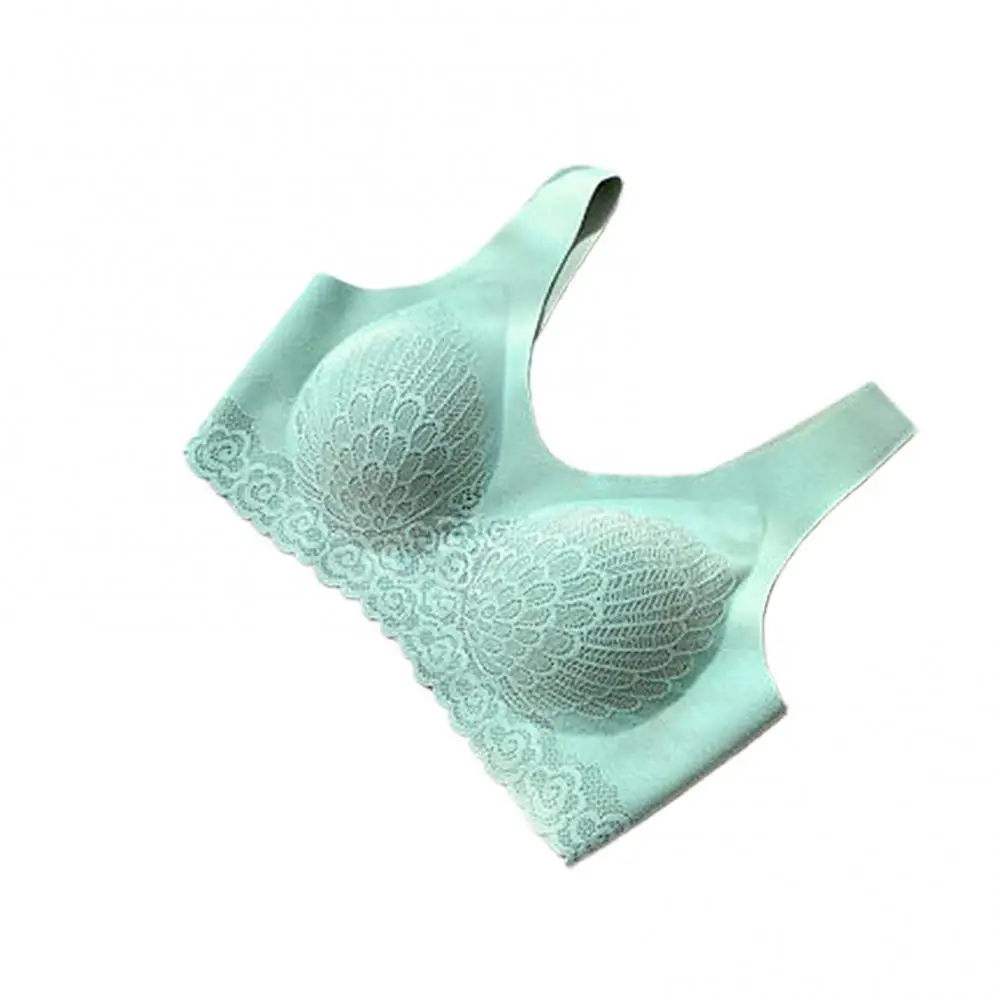 Women Solid Color Padded Wireless Seamless Bra Lace Push Up Brassiere Underwear 2021
Women Solid Color Padded Wireless Seamless Bra Lace Push Up Brassiere Underwear 2021