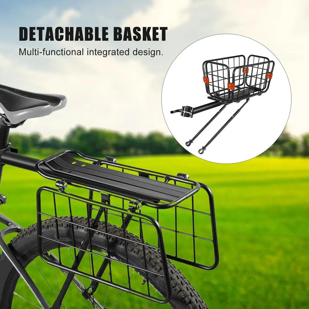 Bike Bicycle Basket Bag Foldable Metal Wire Basket Rear Bag Rear Hanging Basket For Mountain Bike Folding Bicycle
Bike Bicycle Basket Bag Foldable Metal Wire Basket Rear Bag Rear Hanging Basket For Mountain Bike Folding Bicycle