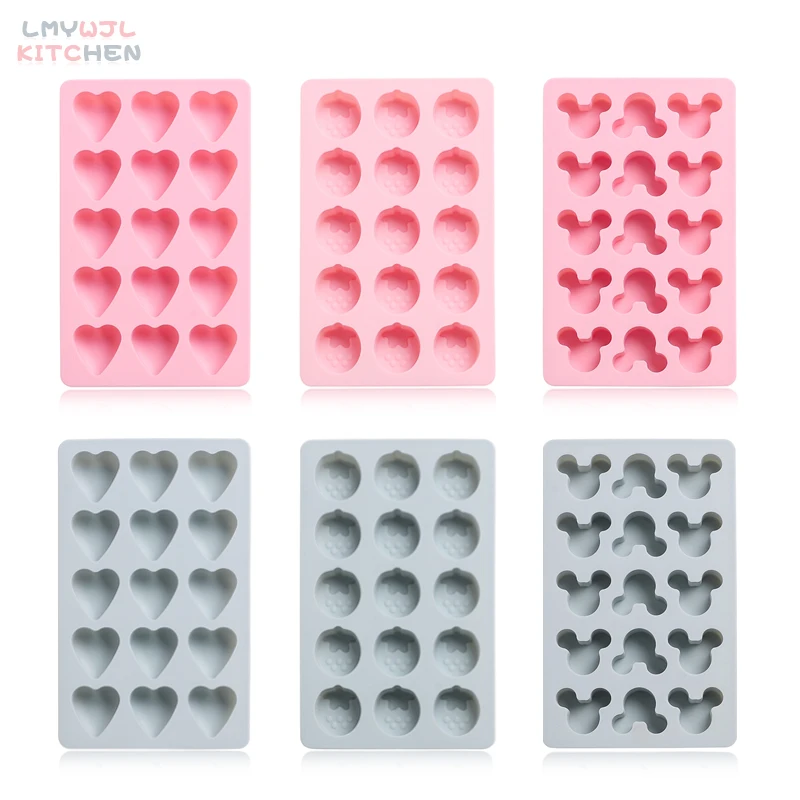 Cartoon Mouse Head Strawberry-shaped Silicone Mold Chocolate Candy Baking Mold Accessories Cake Decoration Ice Tray Making Tool
Cartoon Mouse Head Strawberry-shaped Silicone Mold Chocolate Candy Baking Mold Accessories Cake Decoration Ice Tray Making Tool