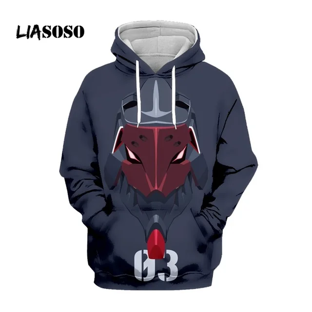 LIASOSO Anime Evangelion Hoodie Harajuku Street Multi-style Men's Women's Sweatshirt 3D Printing Anime Tops Mens New Hoodies
LIASOSO Anime Evangelion Hoodie Harajuku Street Multi-style Men's Women's Sweatshirt 3D Printing Anime Tops Mens New Hoodies