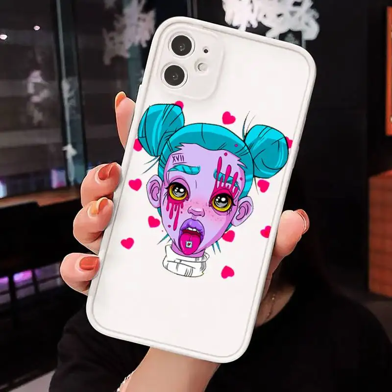 Art Devil sexy Bad girl smoke eyes Phone Cases Matte Transparent for iPhone 7 8 11 12 s mini pro X XS XR MAX Plus cover funda
Art Devil sexy Bad girl smoke eyes Phone Cases Matte Transparent for iPhone 7 8 11 12 s mini pro X XS XR MAX Plus cover funda