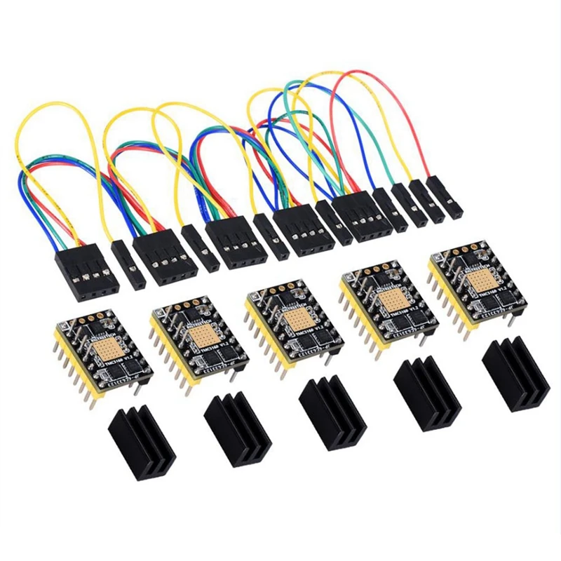 TMC5160 V1.2 SPI Драйвер шагового двигателя 6-Слои VS TMC2208 TMC2209 3D-принтеры Запчасти для Эндер 3/5 СКР V1.4 V1.3 Pro
TMC5160 V1.2 SPI Драйвер шагового двигателя 6-Слои VS TMC2208 TMC2209 3D-принтеры Запчасти для Эндер 3/5 СКР V1.4 V1.3 Pro