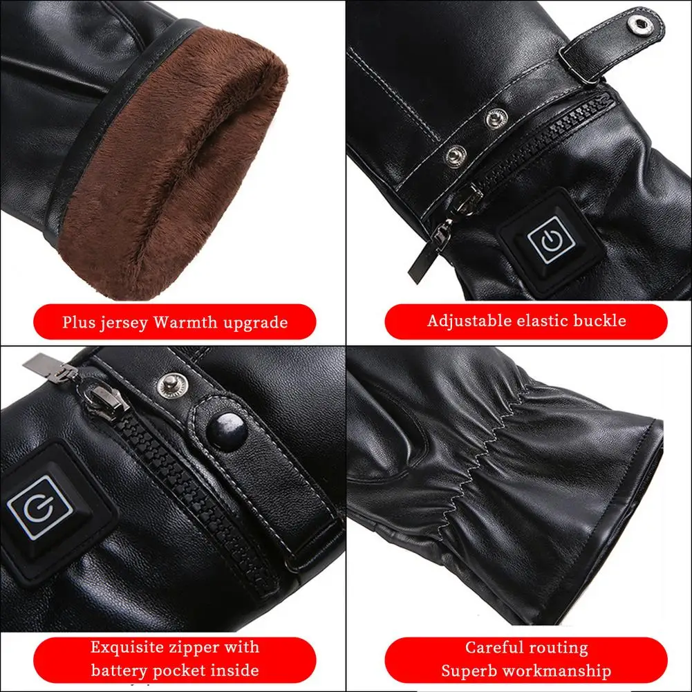 Scooter Electric Heated Gloves Safe Winter Riding 3-level Temperature Control Heating Gloves
Scooter Electric Heated Gloves Safe Winter Riding 3-level Temperature Control Heating Gloves