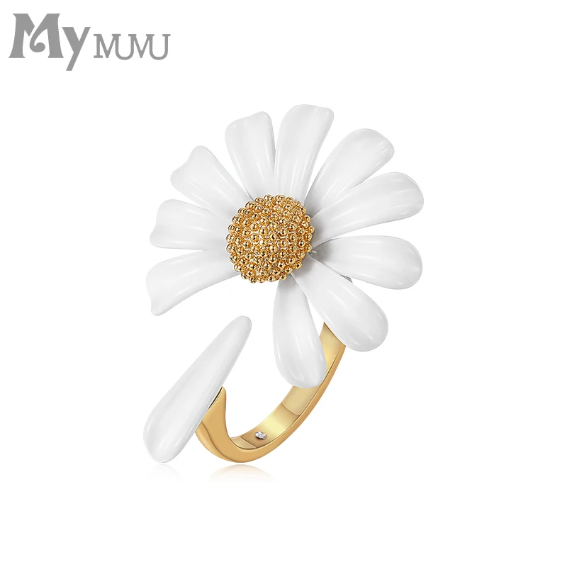 2020 latest Japanese and Korean Trend Daisy ring female fashion small fresh personality open index finger ring design gift
2020 latest Japanese and Korean Trend Daisy ring female fashion small fresh personality open index finger ring design gift