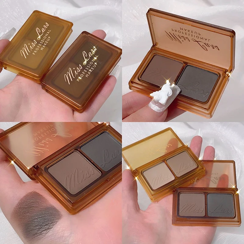 2 Color Eyeshadow Cake Makeup Waterproof Natural Eyebrow Powder Palette Professional Eyebrow Enhancer With Brush Cosmetic TSLM1
2 Color Eyeshadow Cake Makeup Waterproof Natural Eyebrow Powder Palette Professional Eyebrow Enhancer With Brush Cosmetic TSLM1