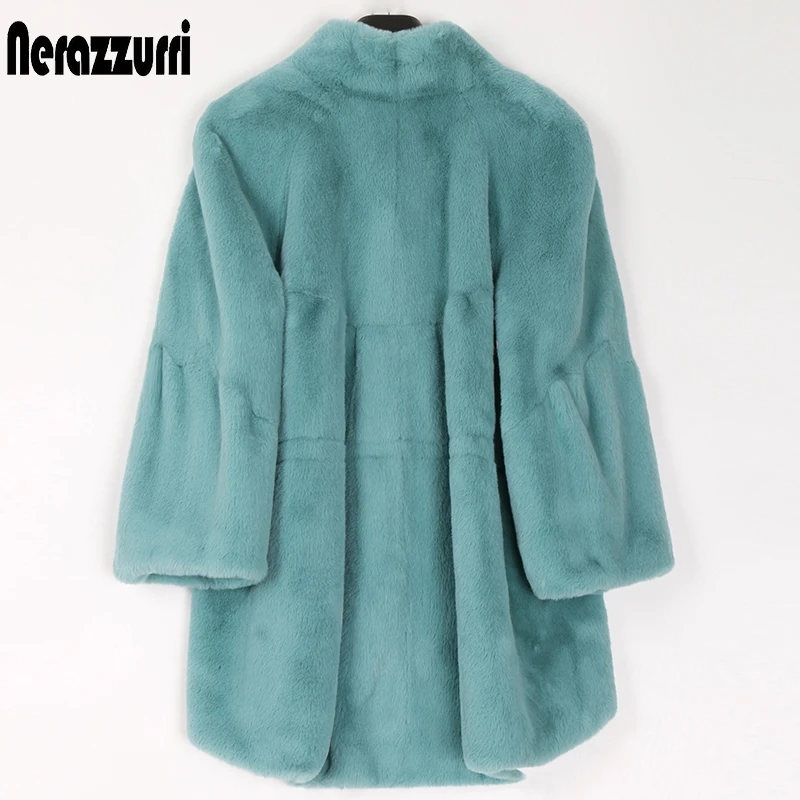 Nerazzurri Fluffy loose faux fur coat women flare raglan sleeve Plus size furry jacket 2020 fashion autumn winter women clothes
Nerazzurri Fluffy loose faux fur coat women flare raglan sleeve Plus size furry jacket 2020 fashion autumn winter women clothes